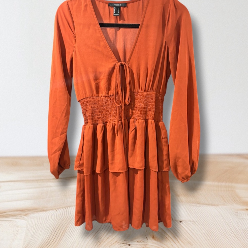 Forever 21 Orange Dress